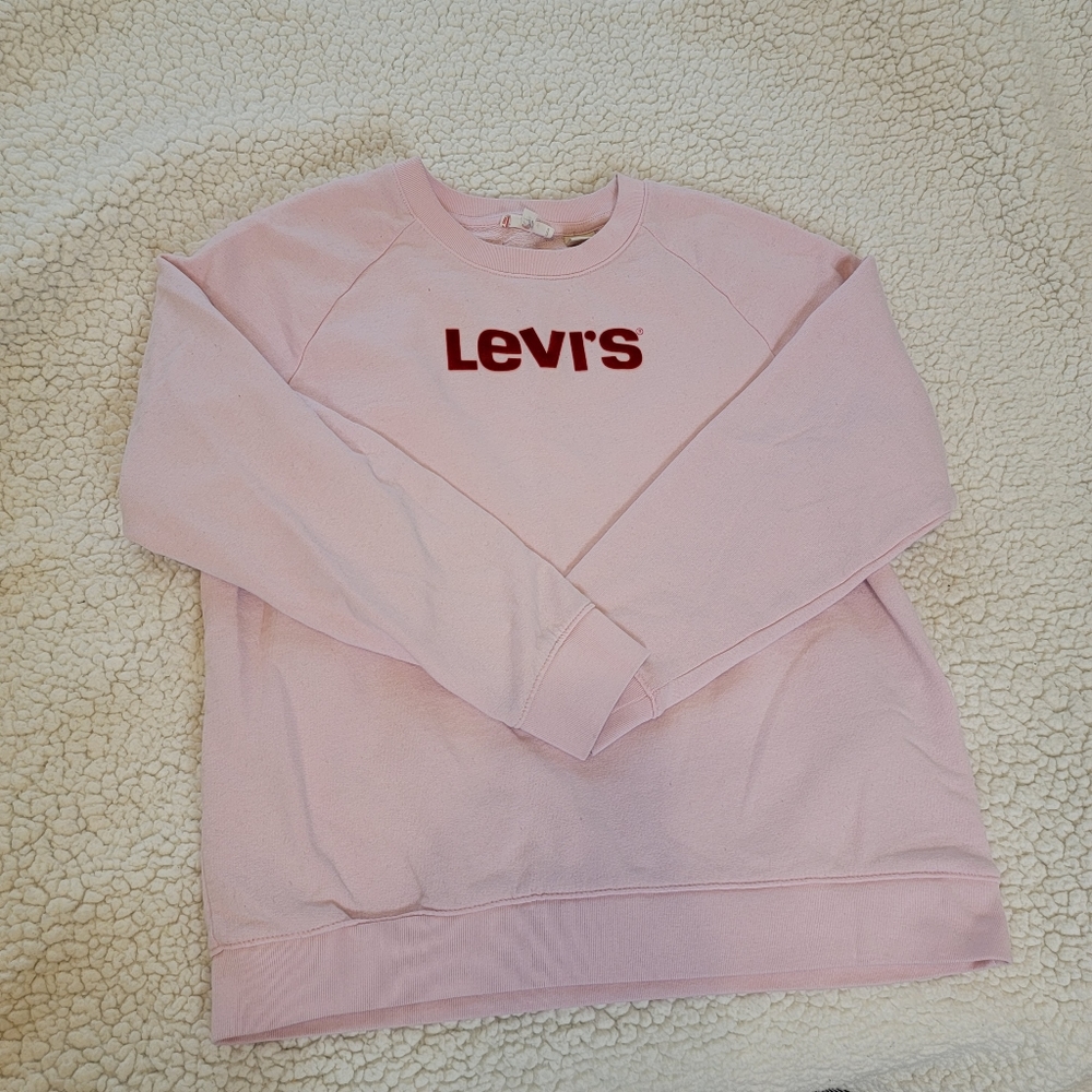 Levi's Pink Crewneck Sweater